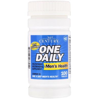 Витамины для мужчин 21st Century One Daily Multivitamin for Men`s 50+ (100 таб)