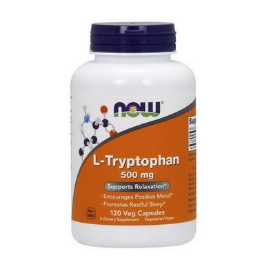 L-триптофан Now Foods L-Tryptophan 500 мг 120 капс