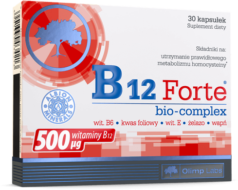 Вітамін Б12 Olimp B12 Forte bio-complex (30 капс) форте
