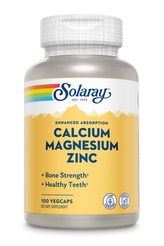 Кальций магний цинк Solaray Calcium Magnesium Zinc 100 капсул