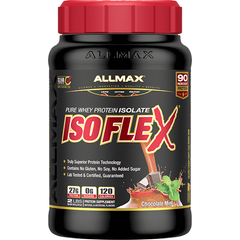 Сироватковий протеїн ізолят AllMax Nutrition Isoflex 907 грам Шоколад м'ята