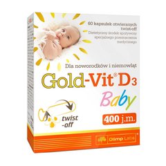 Витамин Д3 Olimp Gold-Vit D3 Baby 400 IU 60 капсул