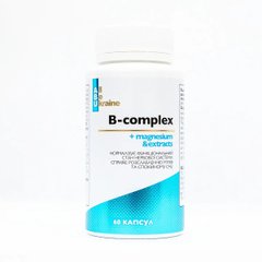 Комплекс витаминов группы B с магнием ABU All Be Ukraine (B-Complex+Magnesium) 60 капсул