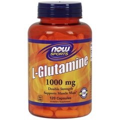 Глютамін Now Foods L-Glutamine 1000 mg 120 капс
