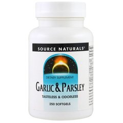 Часник & Петрушка, Source Naturals, 250 желатинових капсул