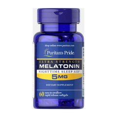 Мелатонин Puritan's Pride Melatonin 5 mg 60 tabs