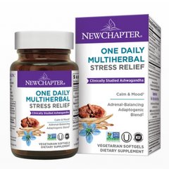 Трави для Нервовій Системи, Multiherbal Stress, New Chapter, 30 капсул