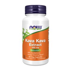 Травяная добавка Now Foods Kava Kava Extract 250 mg 60 вег. капс