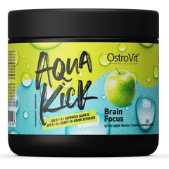 Витамины для мозга вкус зеленого яблока OstroVit Aqua Kick Brain Focus 300 г