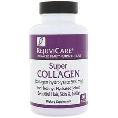 Коллаген Rejuvicare Super Collagen Hydrolysate 500 mg 90 капсул