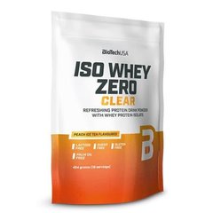 Сироватковий протеїн ізолят BioTech Iso Whey Zero Clear (454 г) Peach Ice Tea