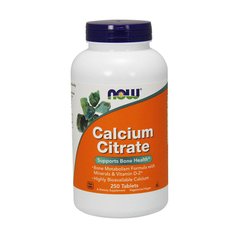 Кальций цитрат Now Foods Calcium Citrate 250 таб