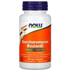 Комплекс пробиотики Сахаромицеты буларди Now Foods Saccharomyces Boulardii 60 капсул