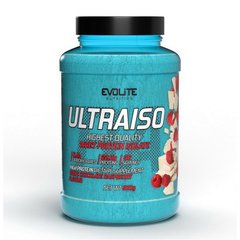 Сироватковий протеїн ізолят Evolite Nutrition UltraIso 900 г white chocolate rasperry