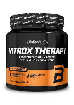 Передтренувальний комплекс BioTech Nitrox Therapy (340 г) peach