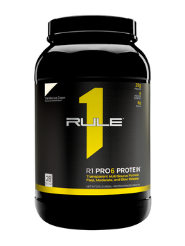 Сироватковий протеїн ізолят R1 (Rule One) Pro 6 Protein 952 грам Ванільне морозиво