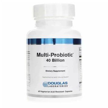 Пробиотики для поддержания кишечной флоры Douglas Laboratories Multi-Probiotic 40 млрд КОЭ 60 вегетарианских капсул