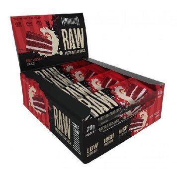 протеїнові батончики Warrior Raw Protein Flapjack Bar 12x75 г Red Velvet