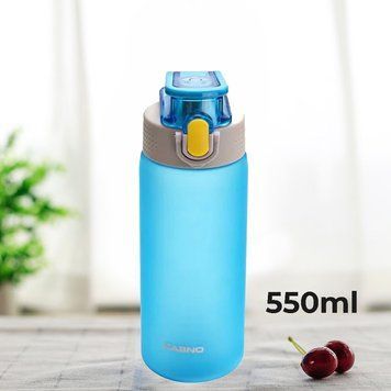 Пляшка для води CASNO 550 мл KXN-1225 Блакитна
