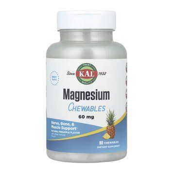 Магний KAL Magnesium Chewables 60 mg 90 жев. конфет
