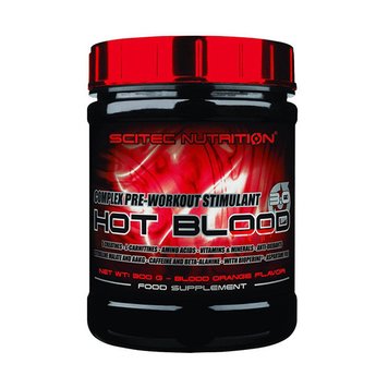 Предтренировочный комплекс Scitec Nutrition Hot Blood 3.0 (300 г) orange juice