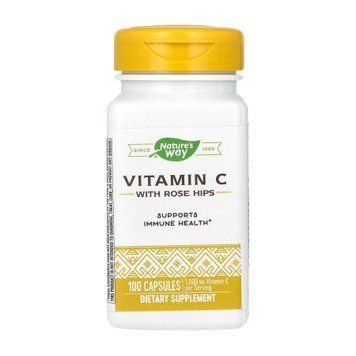 Витамин C Nature's Way Vitamin C Rose Hips 100 капсул