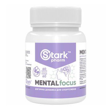 Вітаміни для розумової діяльності Stark Pharm Stark Mental Focus 60 капсул