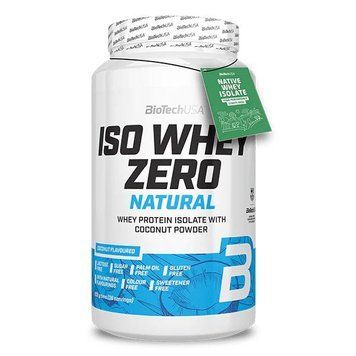 Сироватковий протеїн ізолят BioTechUSA Iso Whey Zero Natural 908 г coconut