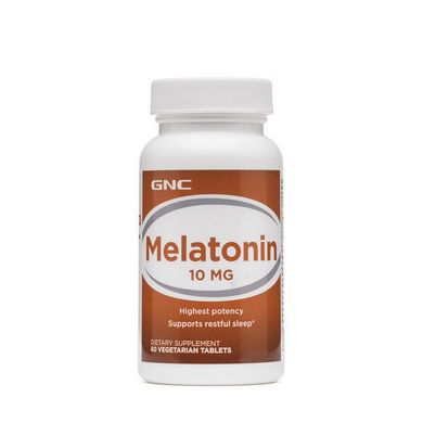 Мелатонін GNC Melatonin 10 60 таб