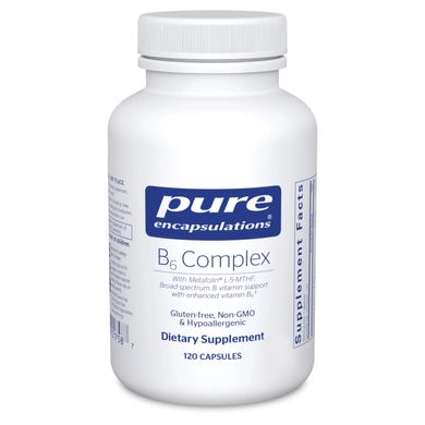 Витамин B6 комплекс Pure Encapsulations B6 Complex 120 капсул