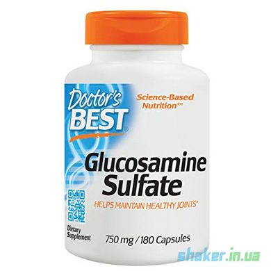 Глюкозамин сульфат Doctor's BEST Glucosamine Sulfate 180 капс