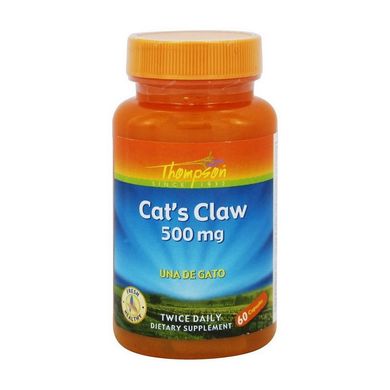 Котячий кіготь екстракт Thompson Cat's Claw 500 mg 60 капсул