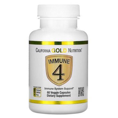 Комплекс вітамінів California Gold Nutrition Immune 4 60 капсул