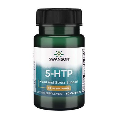 5-гідрокситриптофан Swanson 5-HTP 50 mg 60 капсул