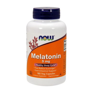 Мелатонин Now Foods Melatonin 5 mg 180 капс