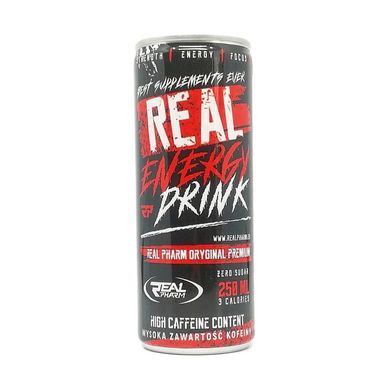 Енергетик Real Pharm Real Energy Drink zero sugar 250 мл