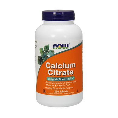Кальцій цитрат Now Foods Calcium Citrate 250 таб