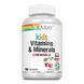 Мультивитамины для детей Solaray Kids Vitamins & Minerals 120 жев. таблеток Black Cherry