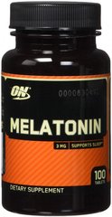 Мелатонін Optimum Nutrition Melatonin 100 таб срок до 08.22