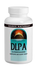 DLPA фенілаланін 375мг, Source Naturals, 120 таблеток