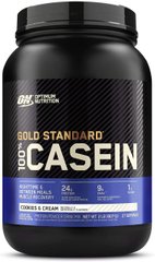 Казеїн Optimum Nutrition 100% Gold Standard Casein (909 г) печиво-крем
