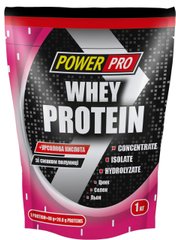 Сывороточный протеин концентрат Power Pro Whey protein 1000 гполуниця