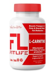 L-карнітин FitLife L-Carnitine 120 капсул