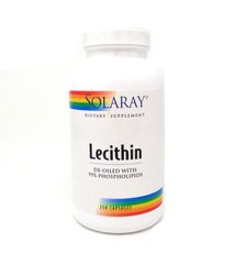 Лецитин Solaray Lecithin 250 капсул