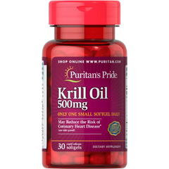 Масло криля Puritan's Pride Red Krill Oil 500 mg 30 капсул