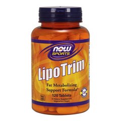 Жироспалювач Now Foods LipoTrim (120 таб) ліпотрім