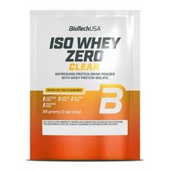 Сироватковий протеїн ізолят BioTech Iso Whey Zero Clear (25 г) Peach Ice Tea