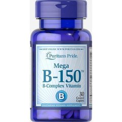 Комплекс витаминов группы Б Puritan's Pride Vitamin B-150 Complex 30 каплет