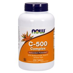 Вітамін C Now Foods Vitamin C-500 Complex (250 таб)