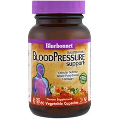 Комплекс для нормализации кровяного давления, Targeted Choice, Bluebonnet Nutrition, 60 растительных капсул